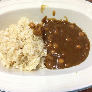 ひよこ豆だけカレー